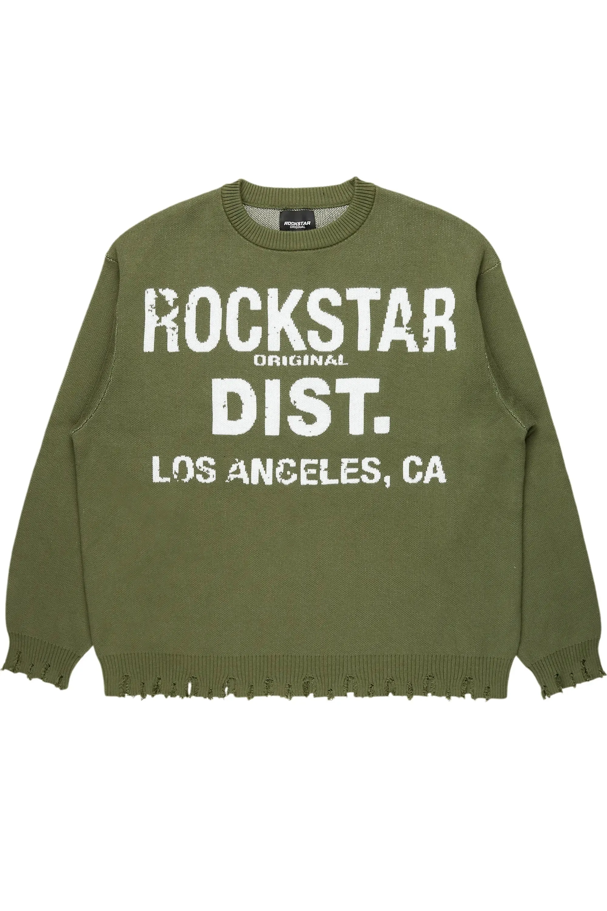 Mallow Green Knit Sweater sold by Rockstar Original