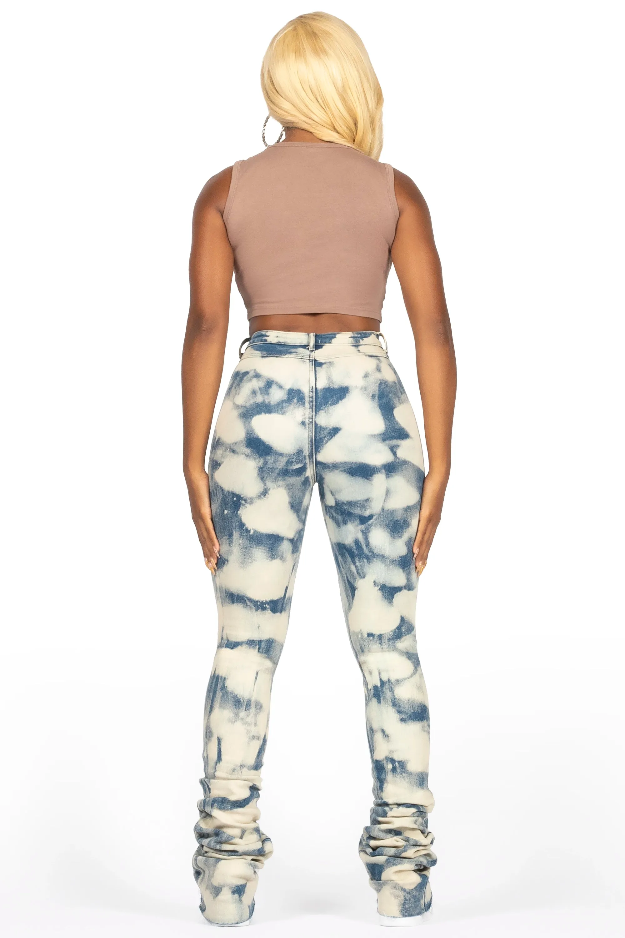 Dajsha Dirty Bleach Wash Super Stacked Jean sold by Rockstar Original product image thumbnail 4