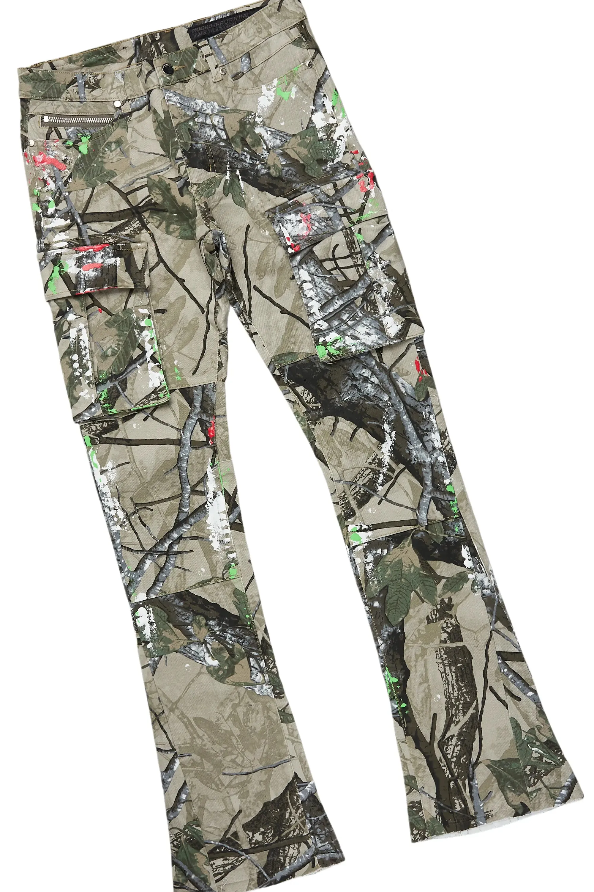 Tarl Beige T-Shirt/Stacked Flare Jean Bundle sold by Rockstar Original product image thumbnail 3