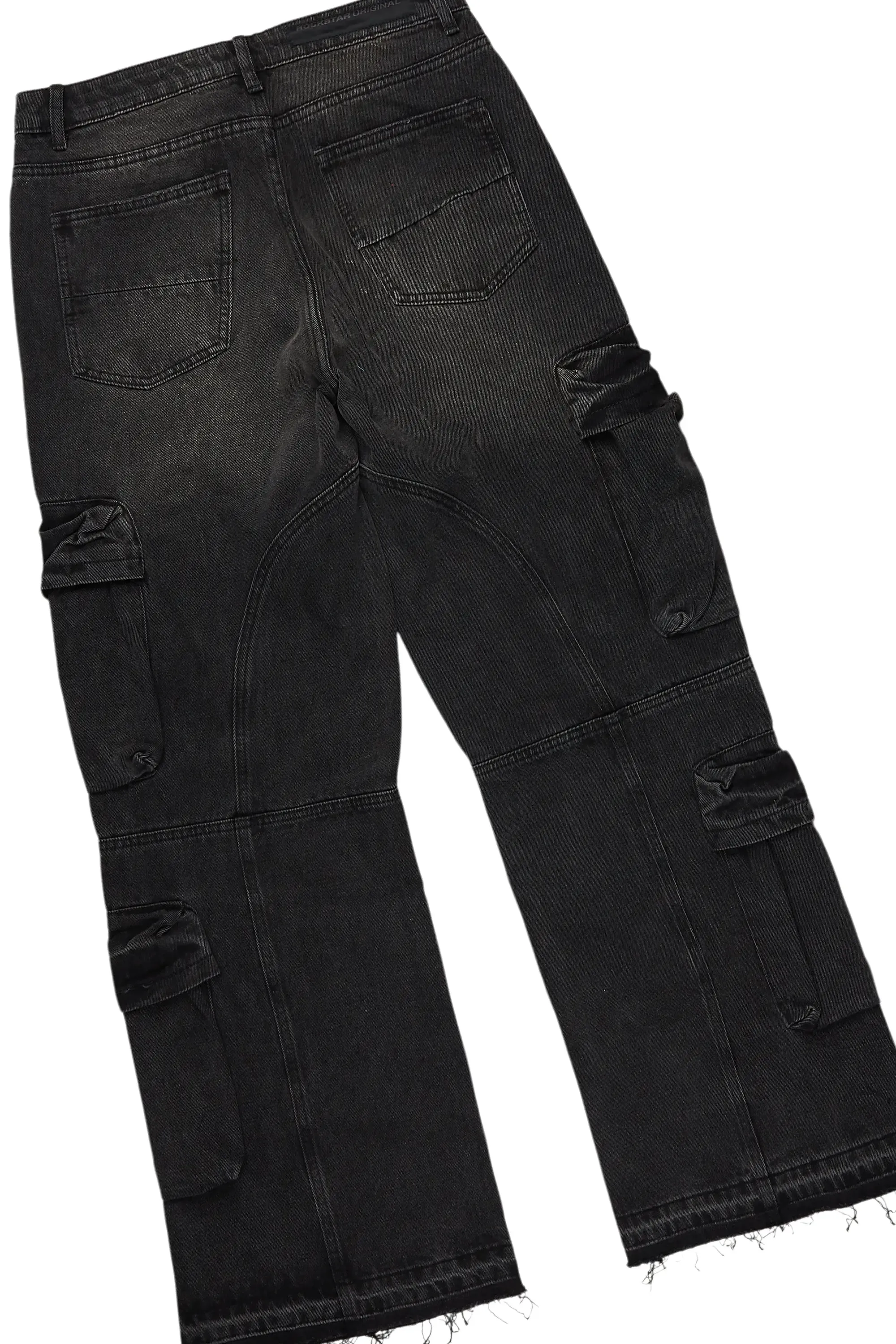 Danby Black Long Sleeve T-Shirt/Baggy Cargo Jean Bundle sold by Rockstar Original product image thumbnail 4