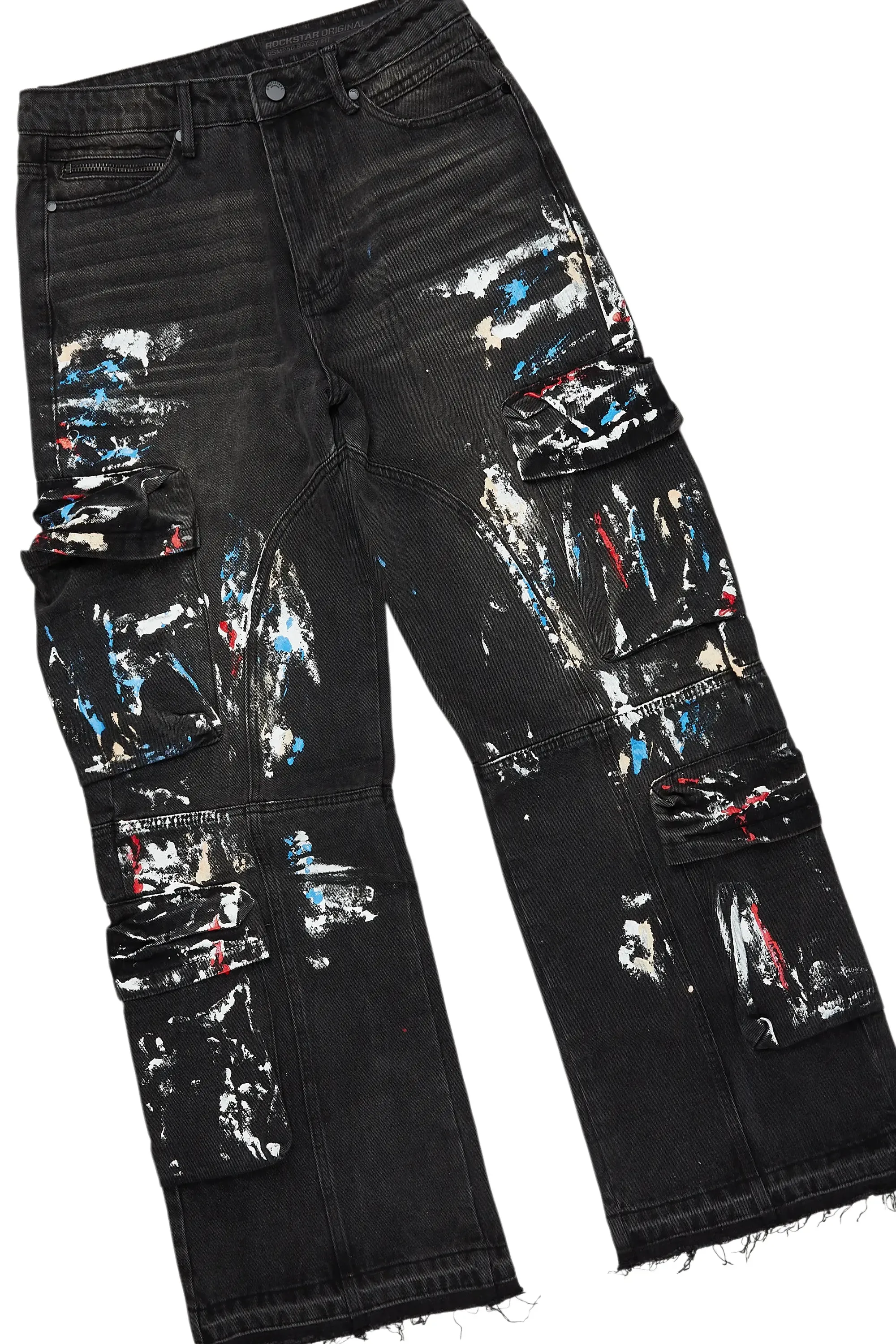 Danby Black Long Sleeve T-Shirt/Baggy Cargo Jean Bundle sold by Rockstar Original product image thumbnail 3