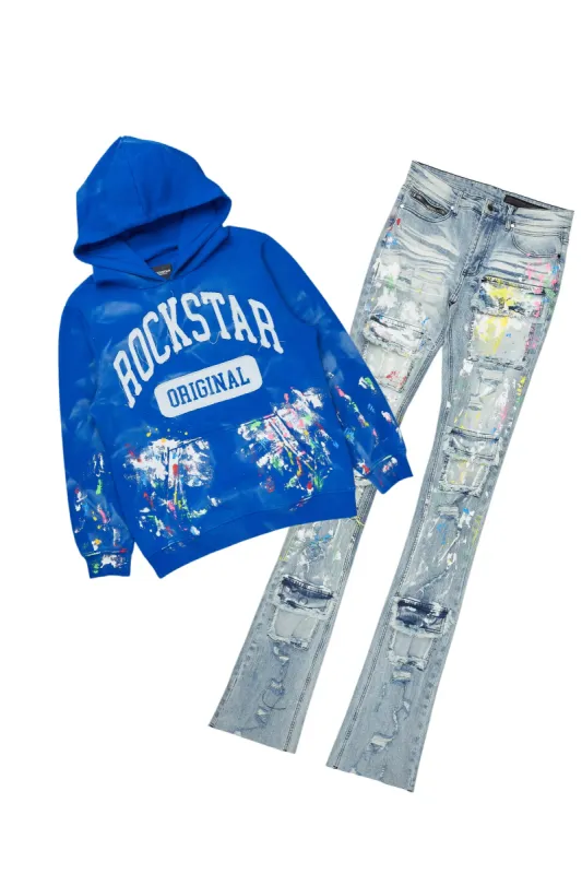 Balta Royal Hoodie/Super Stacked Flare Jean Bundle sold by Rockstar Original