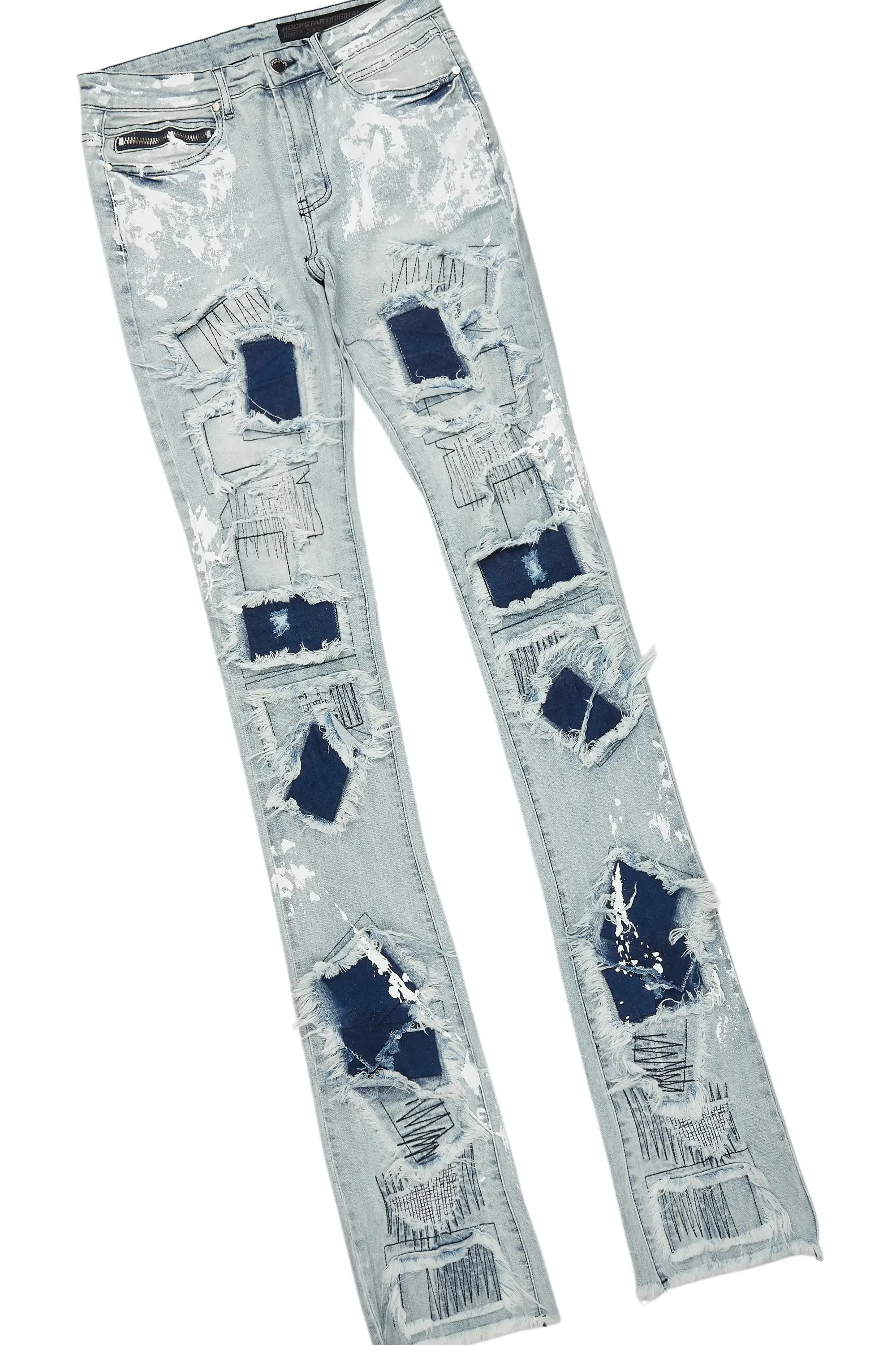 Karlo Royal Hoodie/Super Stacked Flare Jean Bundle sold by Rockstar Original product image thumbnail 4