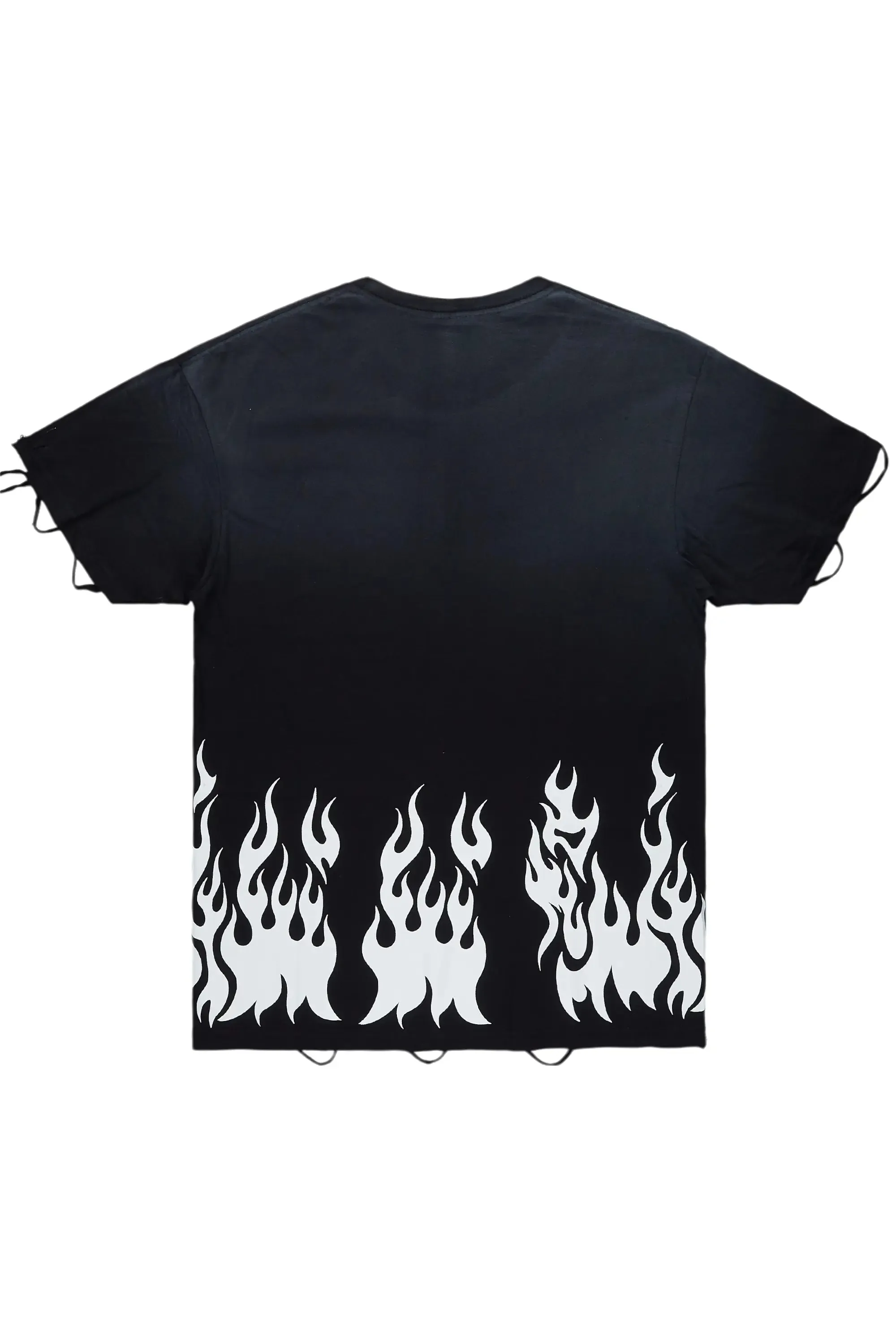 Bubble Black Oversized Graphic T-Shirt sold by Rockstar Original product image thumbnail 3