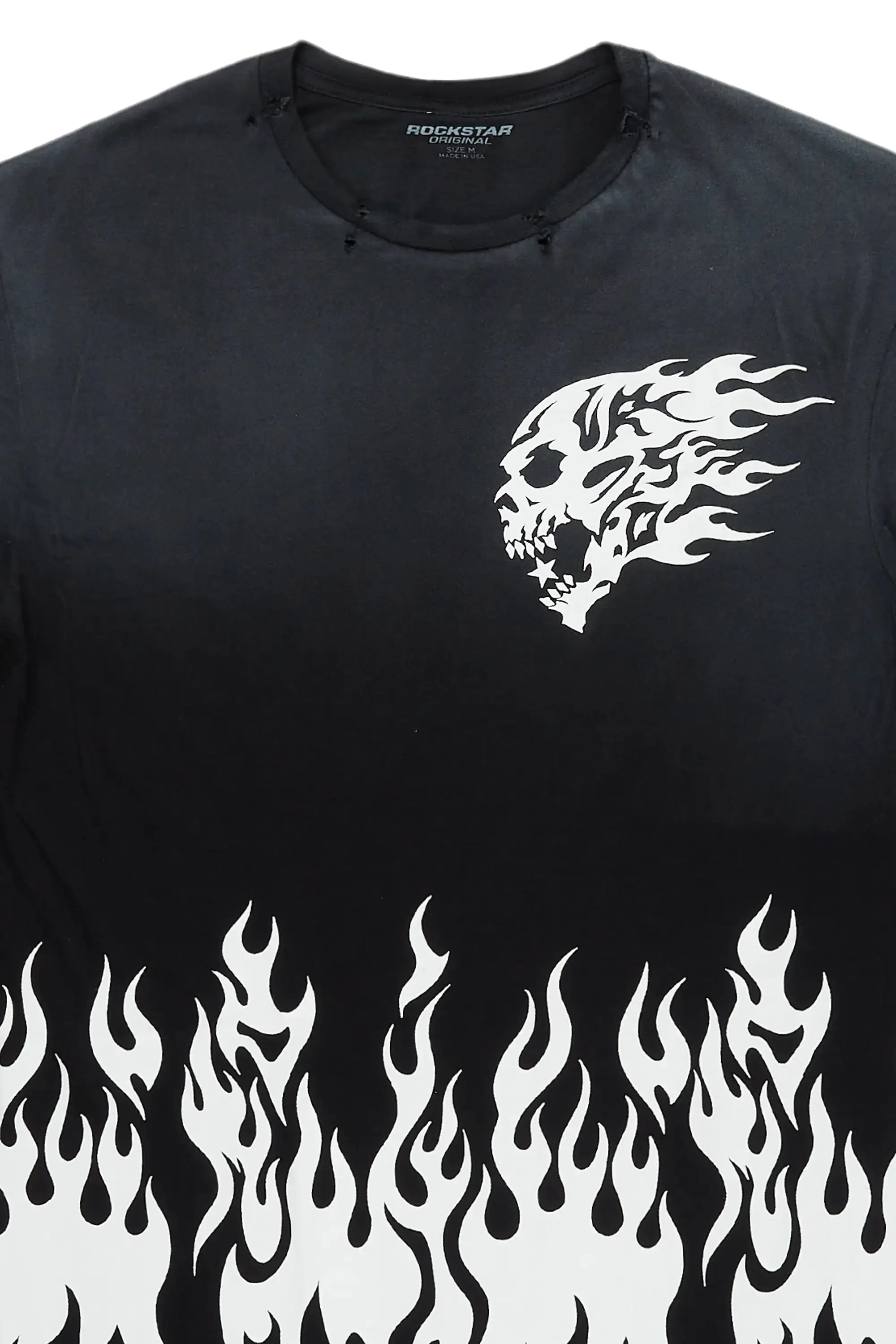 Bubble Black Oversized Graphic T-Shirt sold by Rockstar Original product image thumbnail 2