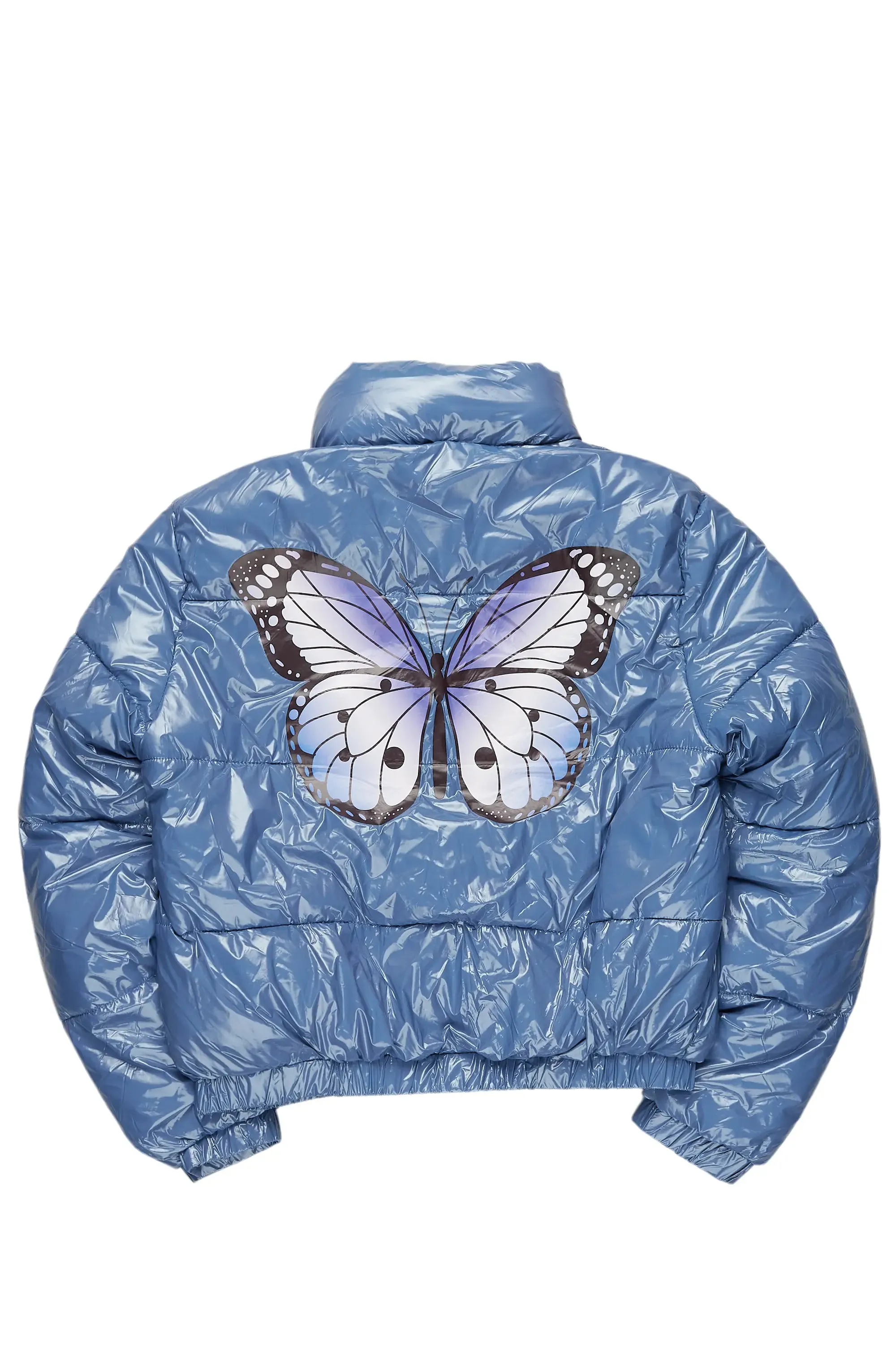 Cecilia Blue Puffer Jacket sold by Rockstar Original product image thumbnail 4