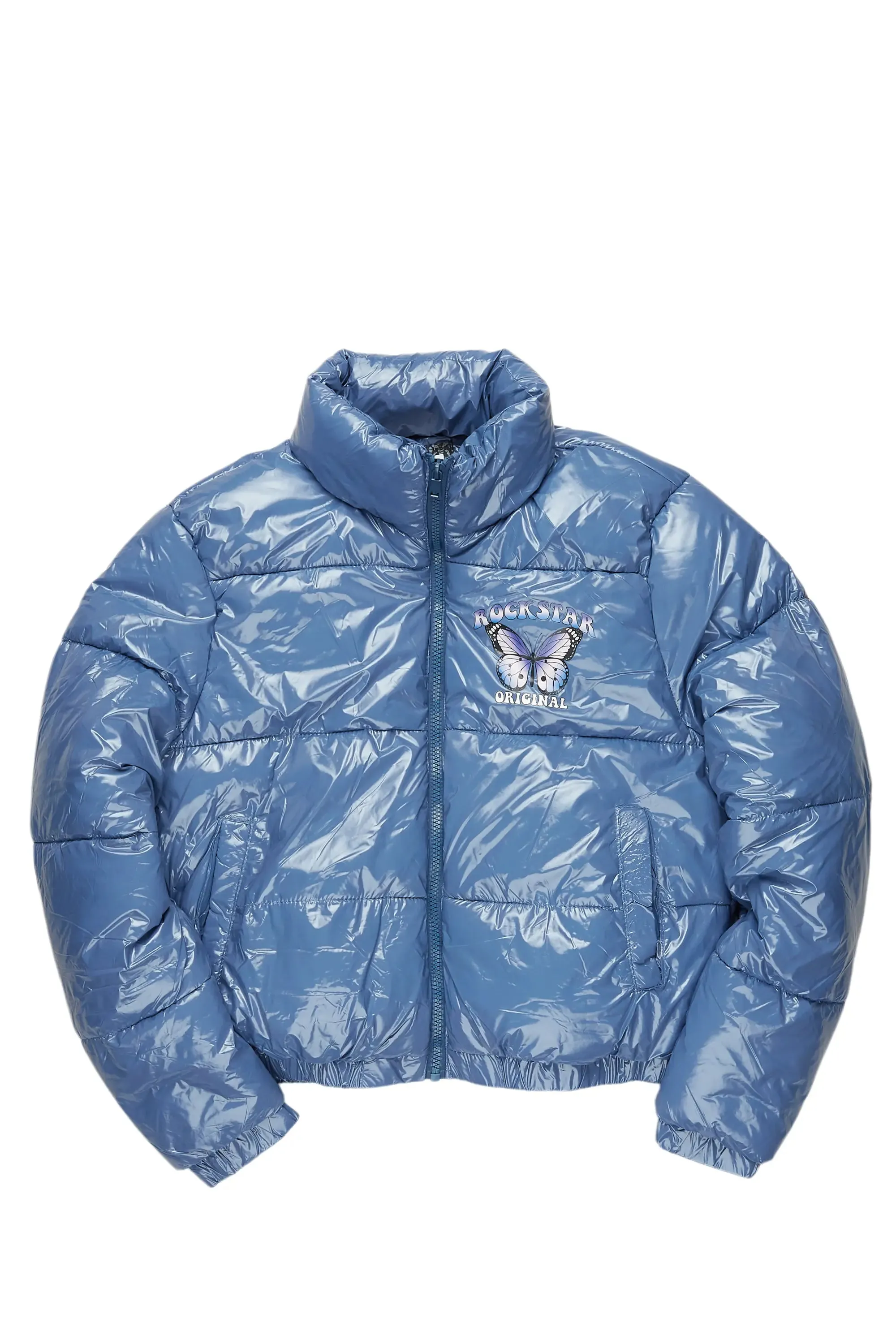 Cecilia Blue Puffer Jacket sold by Rockstar Original