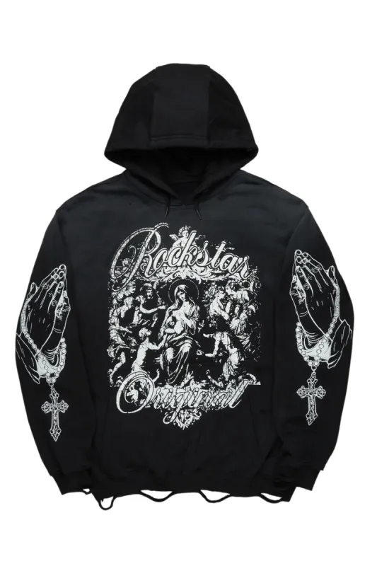 Vamp Black Graphic Hoodie sold by Rockstar Original