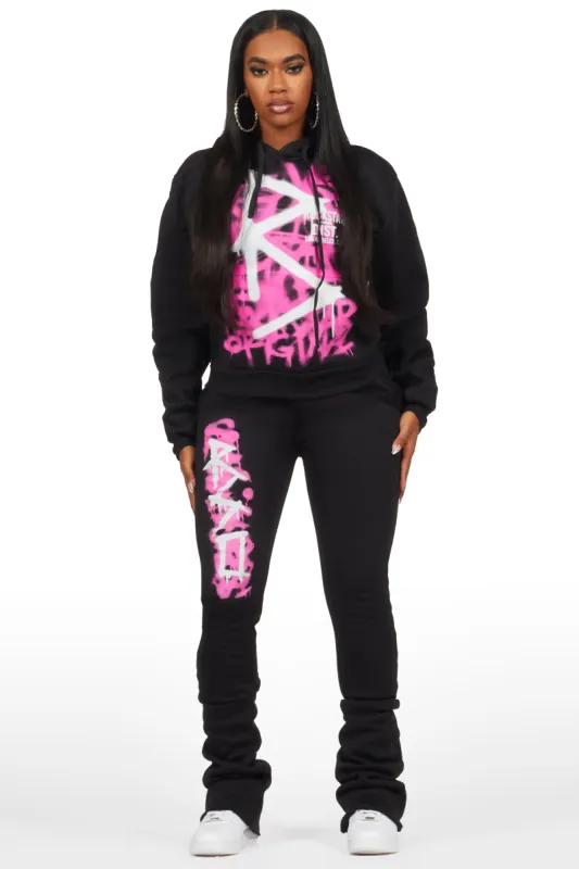 Tanesha Black Super Stacked Trackset sold by Rockstar Original