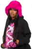 Tabensky Hot Pink Fur Bucket Hat sold by Rockstar Original