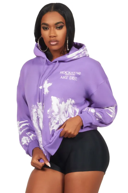 Filipa Purple Oversized Hoodie sold by Rockstar Original