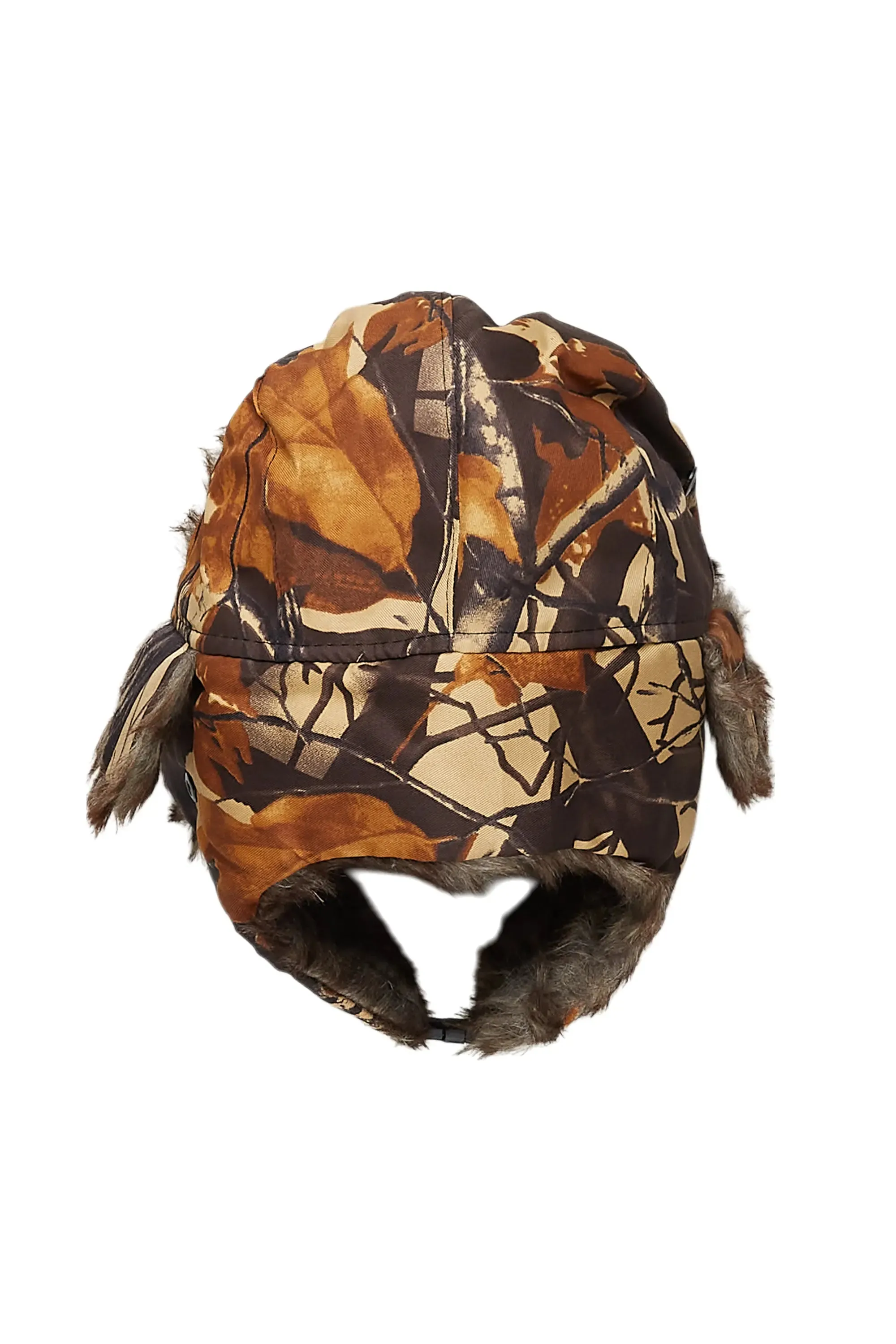Saburo Brown Tree Camo Faux Fur Trapper Hat sold by Rockstar Original product image thumbnail 3