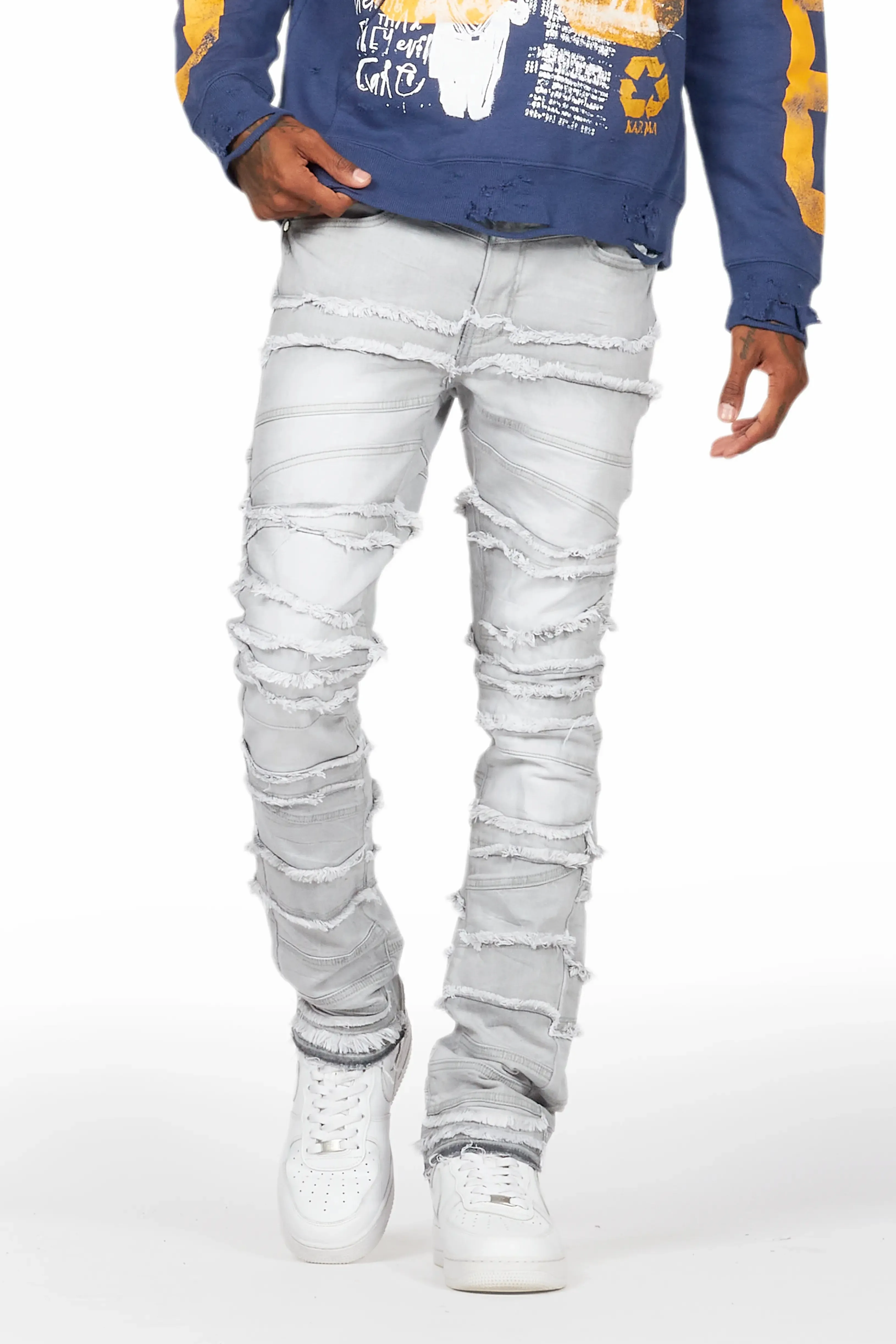 Franko Light Grey Slim Fit Jean sold by Rockstar Original