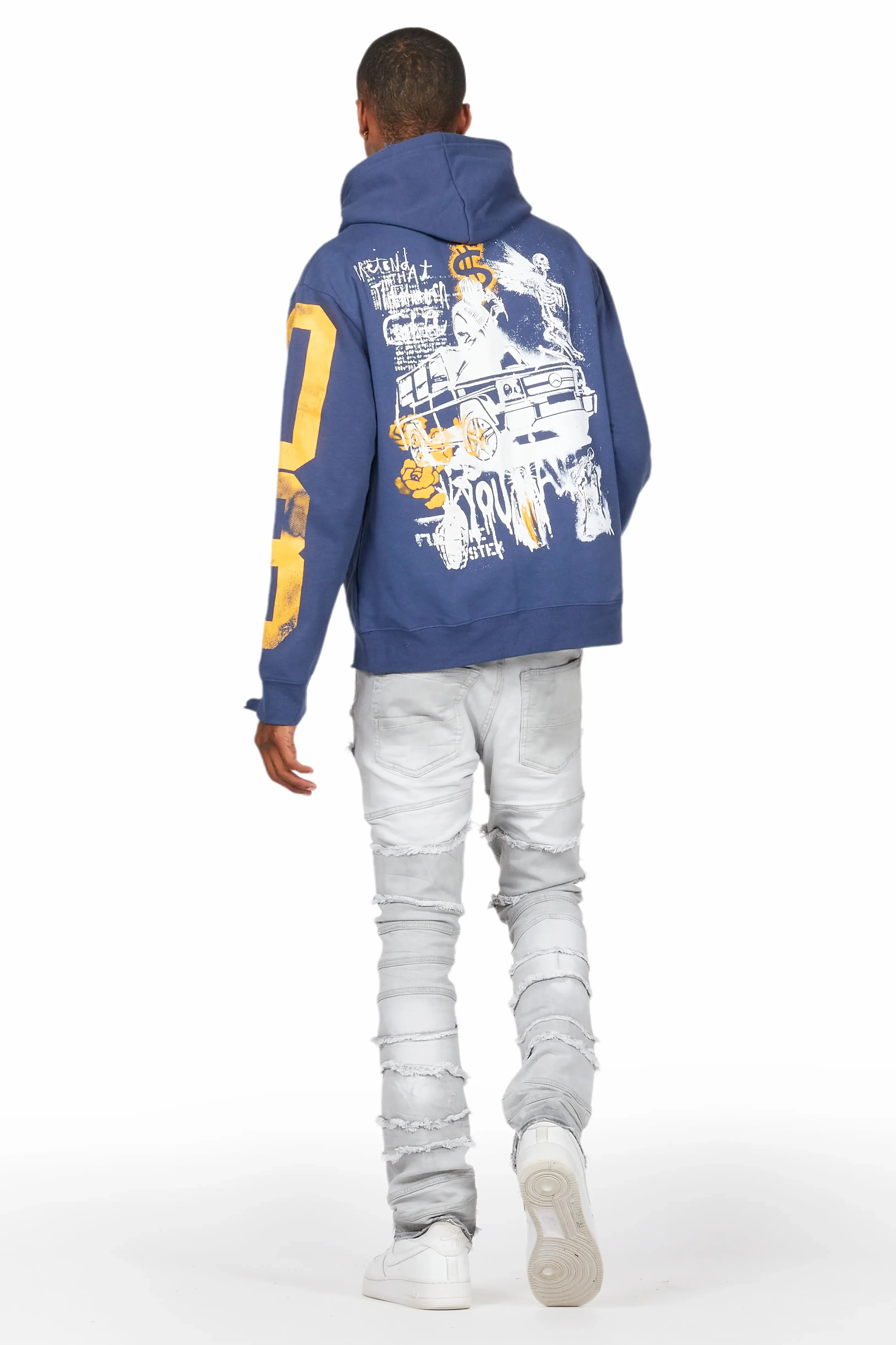 Franko Light Grey Slim Fit Jean sold by Rockstar Original product image thumbnail 5