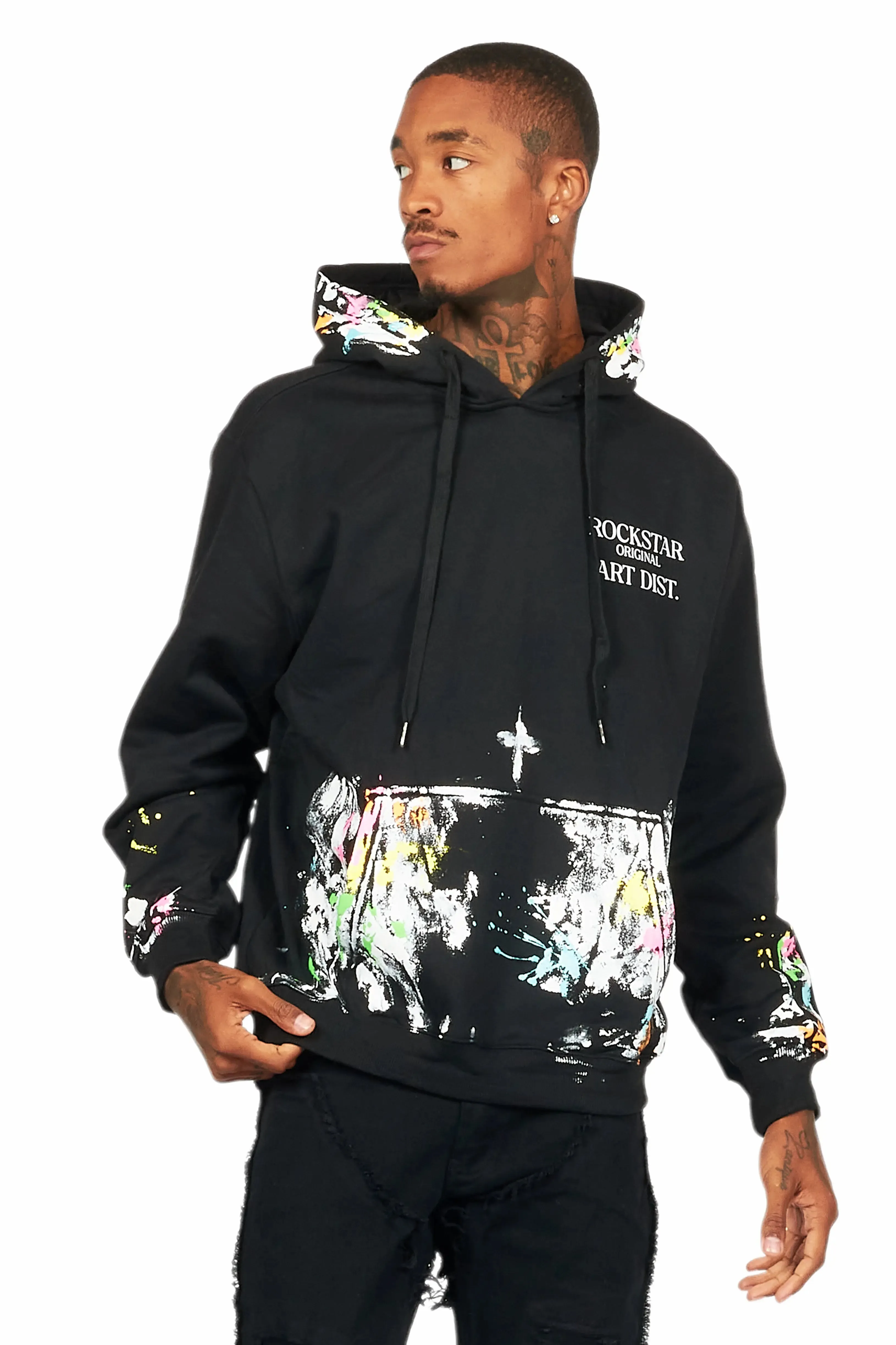Filip Black/Multi Graphic Hoodie sold by Rockstar Original product image thumbnail 2