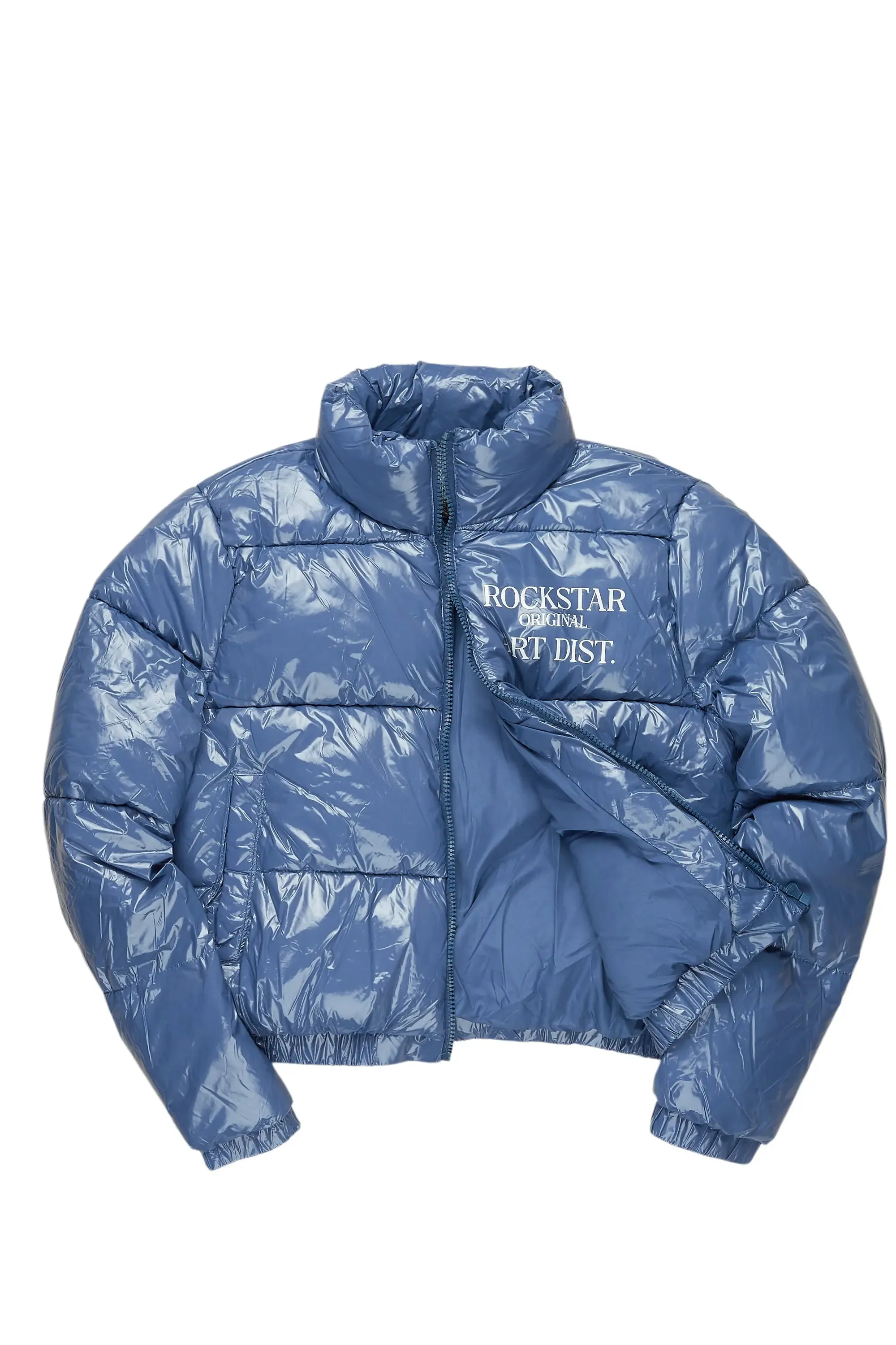 Chakelia Blue Puffer Jacket sold by Rockstar Original product image thumbnail 3