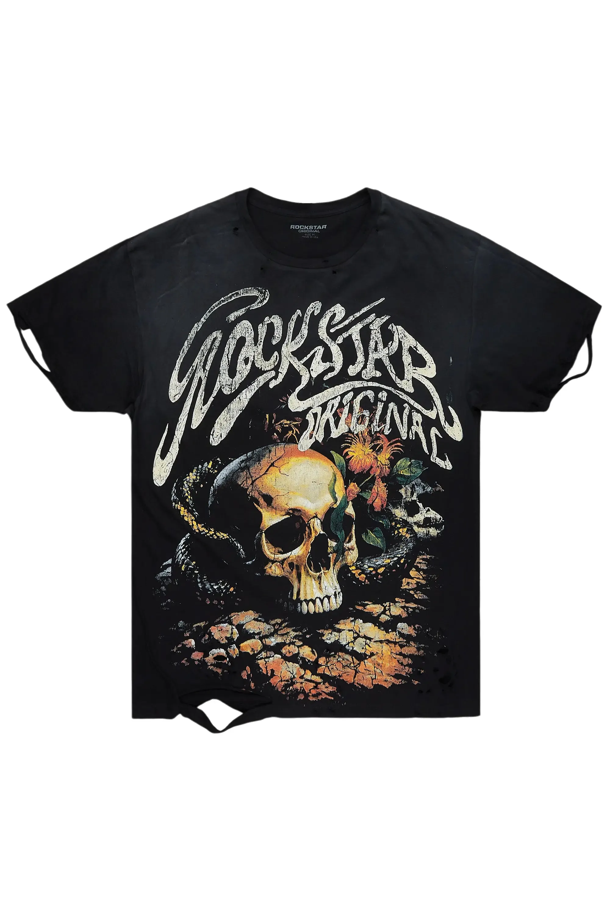 Anby Black Graphic Oversized T-Shirt sold by Rockstar Original