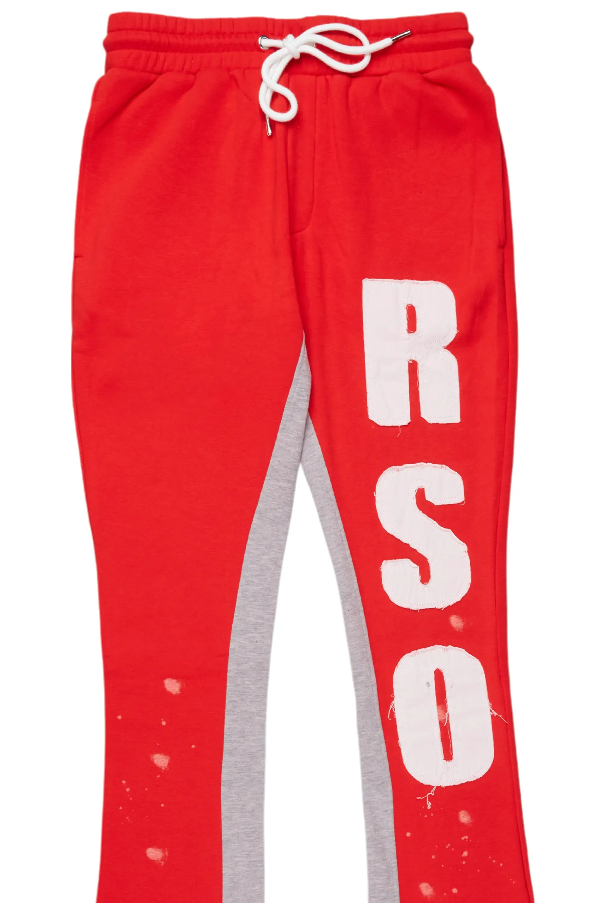Brandi Red Stacked Track Pant sold by Rockstar Original product image thumbnail 2