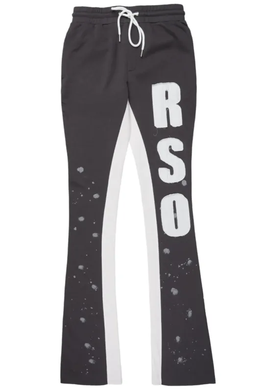 Brandi Grey Stacked Track Pant sold by Rockstar Original