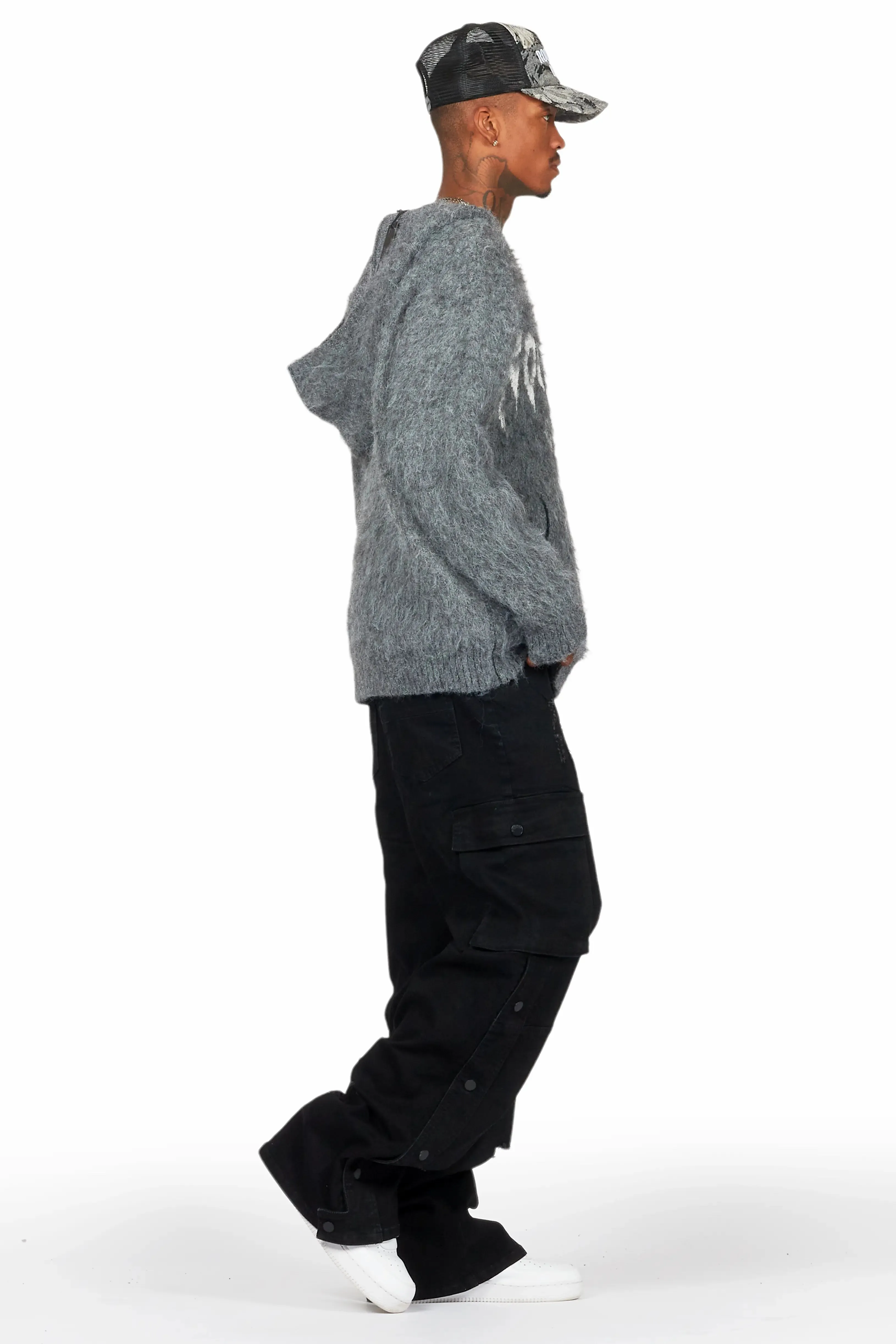 Kuiper Black Baggy Fit Jean sold by Rockstar Original product image thumbnail 4