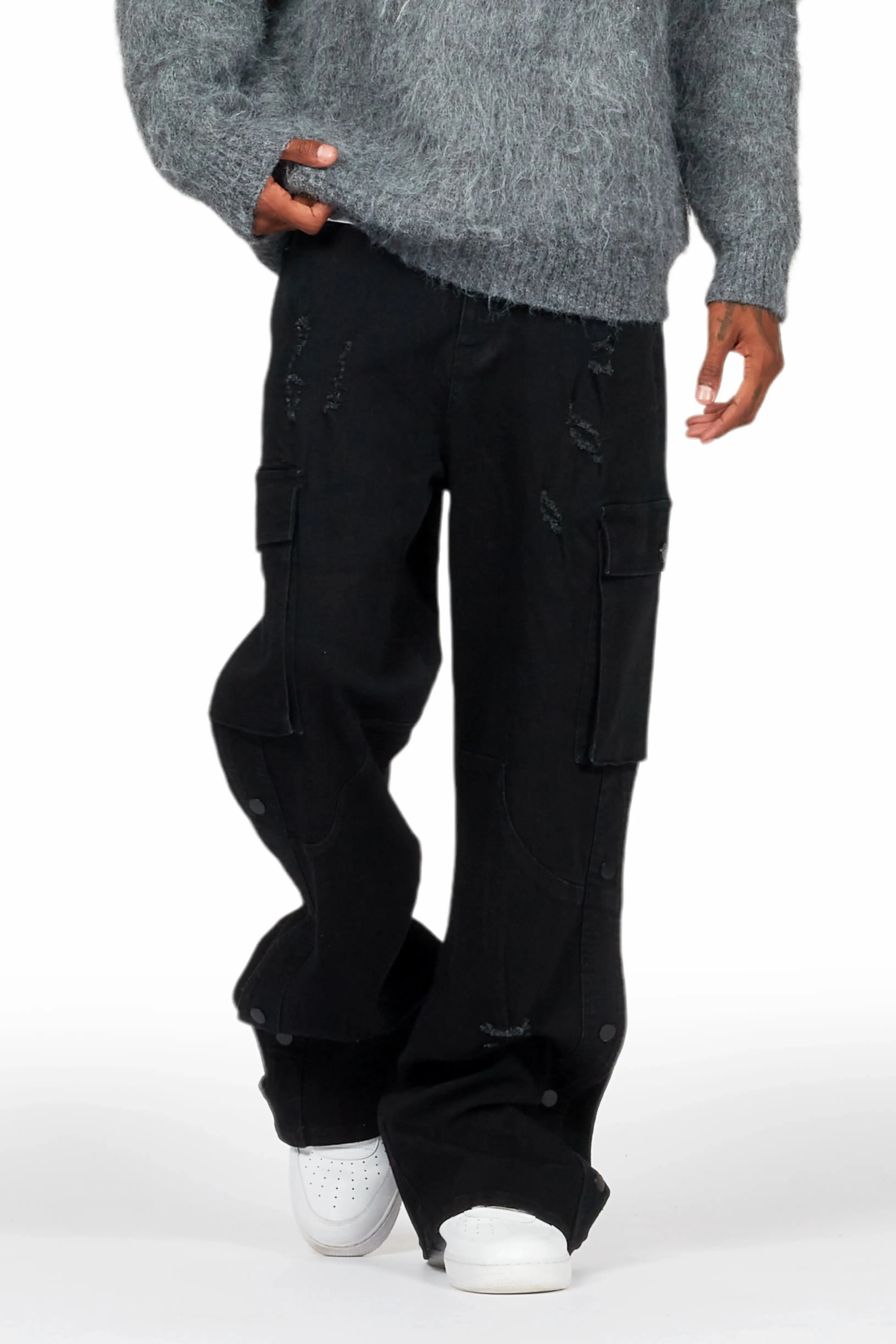 Kuiper Black Baggy Fit Jean sold by Rockstar Original