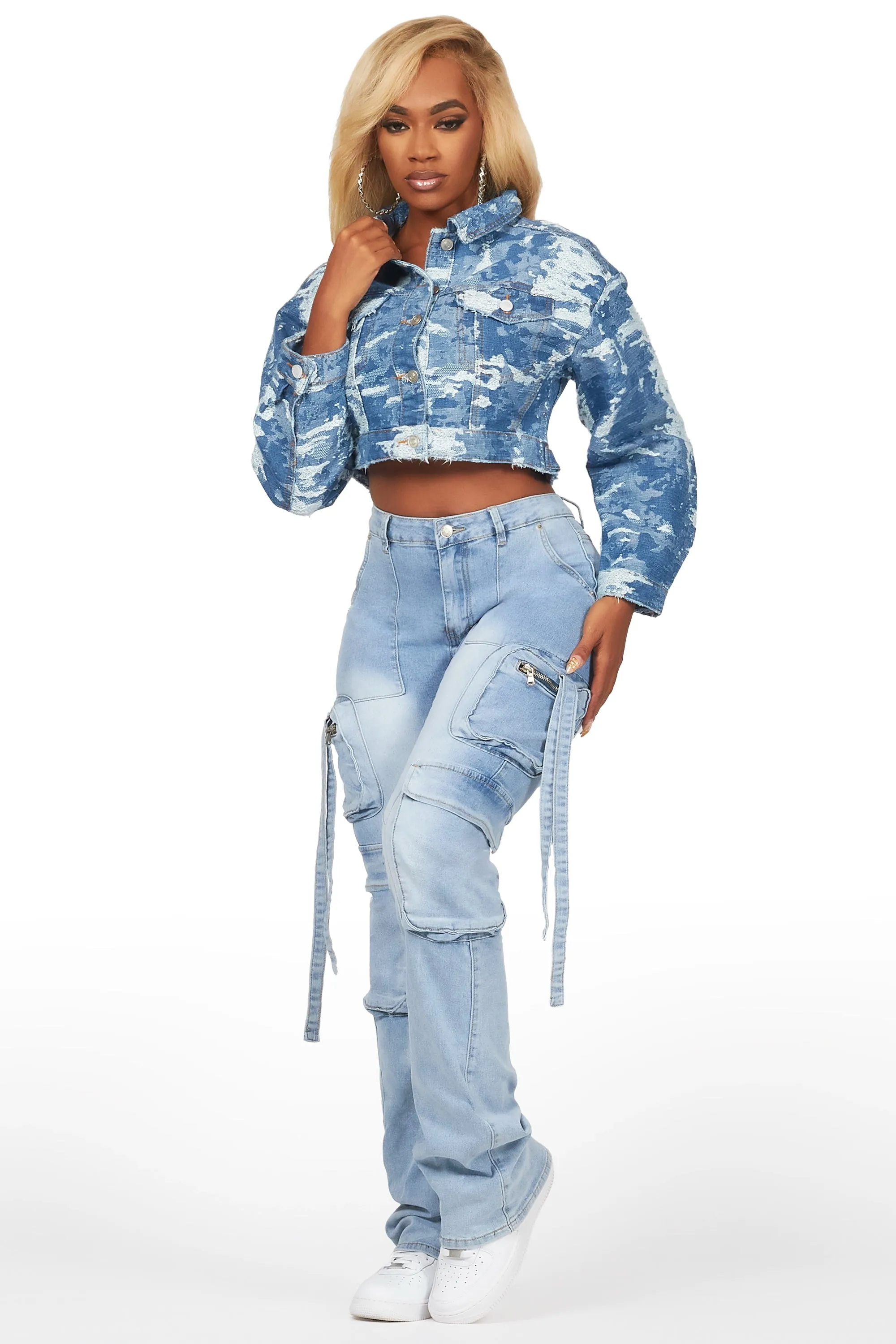 Artasia Med. Wash Denim Jacket sold by Rockstar Original product image thumbnail 2