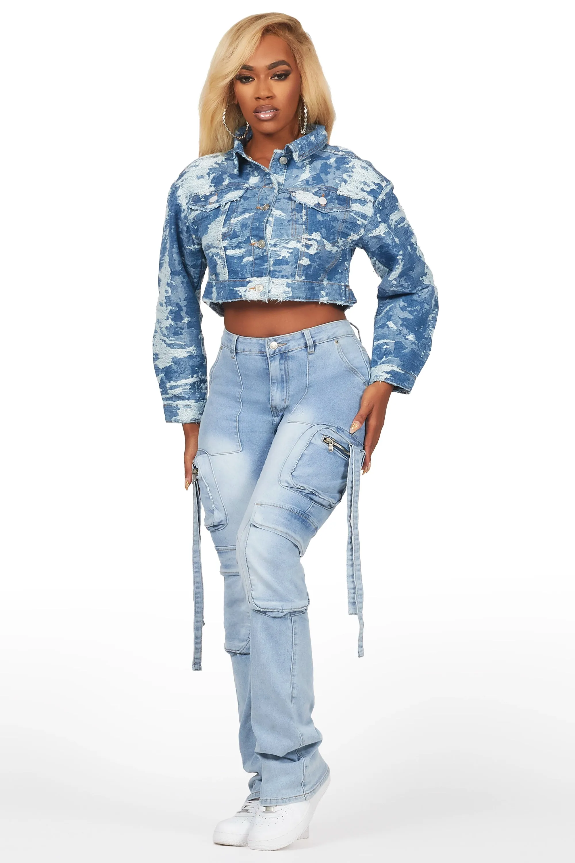 Artasia Med. Wash Denim Jacket sold by Rockstar Original product image thumbnail 4