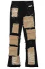 Monet Black Stacked Flare Jean sold by Rockstar Original