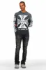 Udell Black Long Sleeve Graphic T-Shirt sold by Rockstar Original