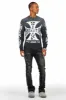 Udell Black Long Sleeve Graphic T-Shirt sold by Rockstar Original