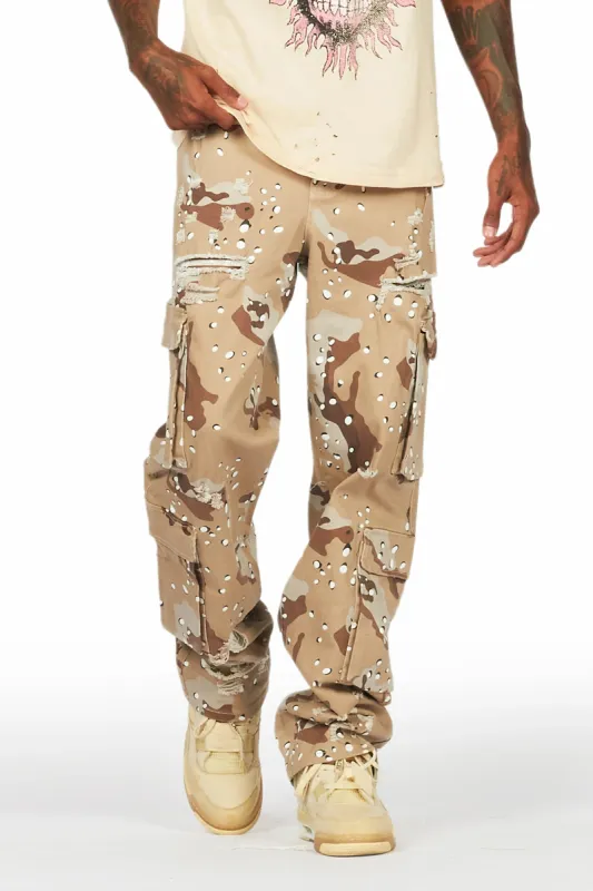 Morten Desert Camo Baggy Fit Cargo Jean sold by Rockstar Original