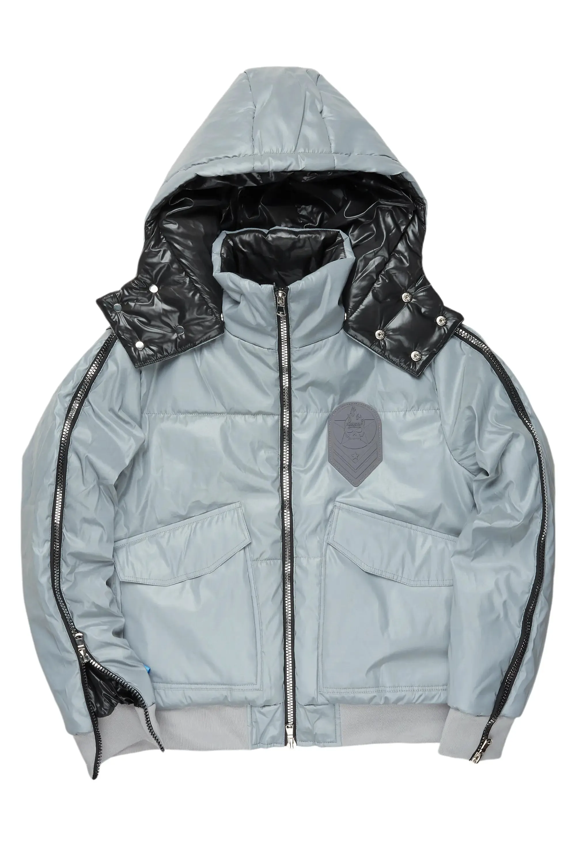 Chin Reflective Puffer Jacket sold by Rockstar Original