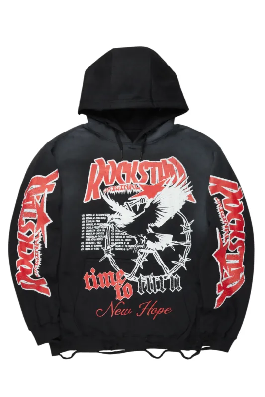 Burial Black Graphic Hoodie sold by Rockstar Original