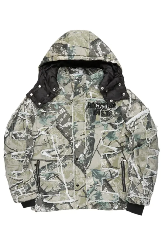 Shake Tree Camo Puffer Jacket sold by Rockstar Original
