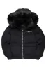 Langston Black Puffer Jacket with Fur Hood sold by Rockstar Original