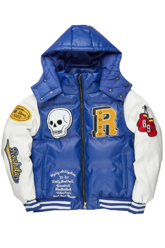 Shaniqua Royal Blue Oversized Puffer Jacket sold by Rockstar Original
