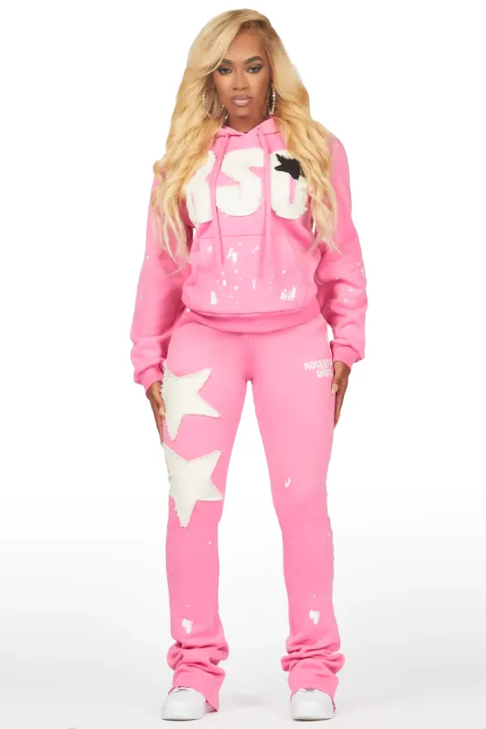 Kymesha Ice Pink Super Stacked Trackset sold by Rockstar Original