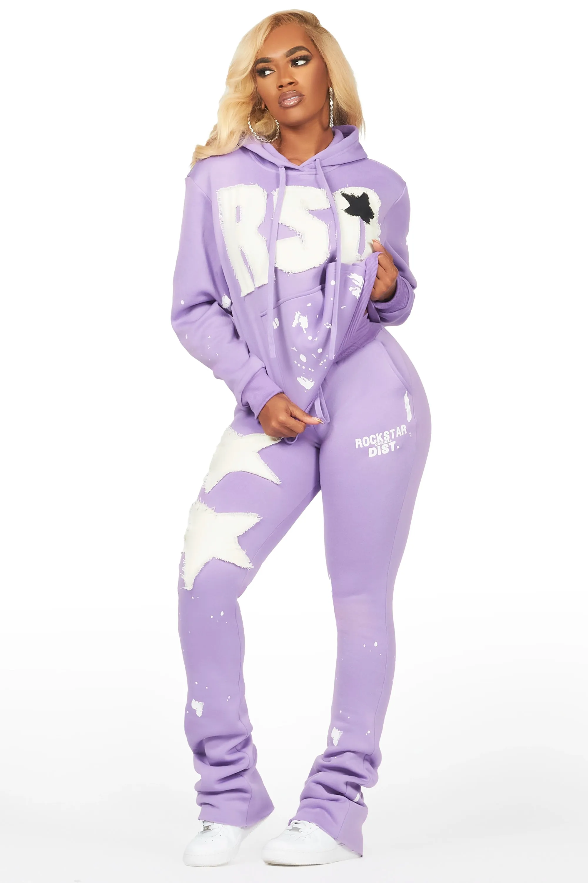 Kymesha Purple Super Stacked Trackset sold by Rockstar Original product image thumbnail 3