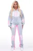 Kaliyah Heather Grey Super Stacked Trackset sold by Rockstar Original