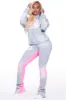 Kaliyah Heather Grey Super Stacked Trackset sold by Rockstar Original