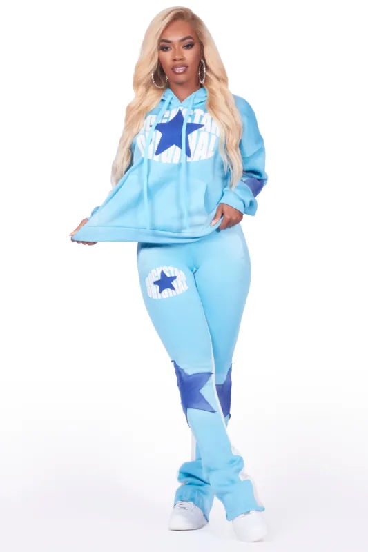 Kaliyah Bright Blue Super Stacked Trackset sold by Rockstar Original
