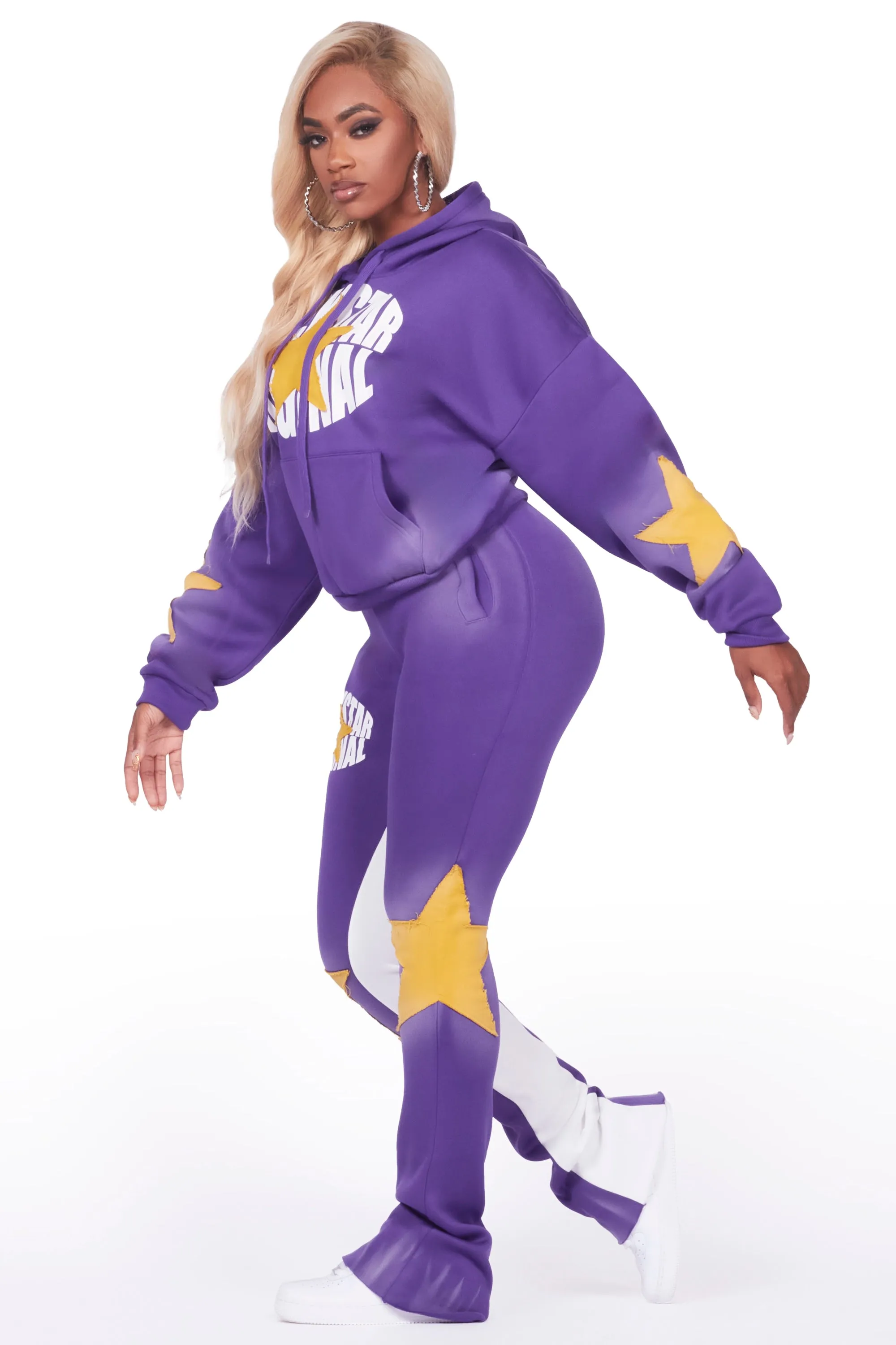 Kaliyah Purple Super Stacked Trackset sold by Rockstar Original product image thumbnail 5