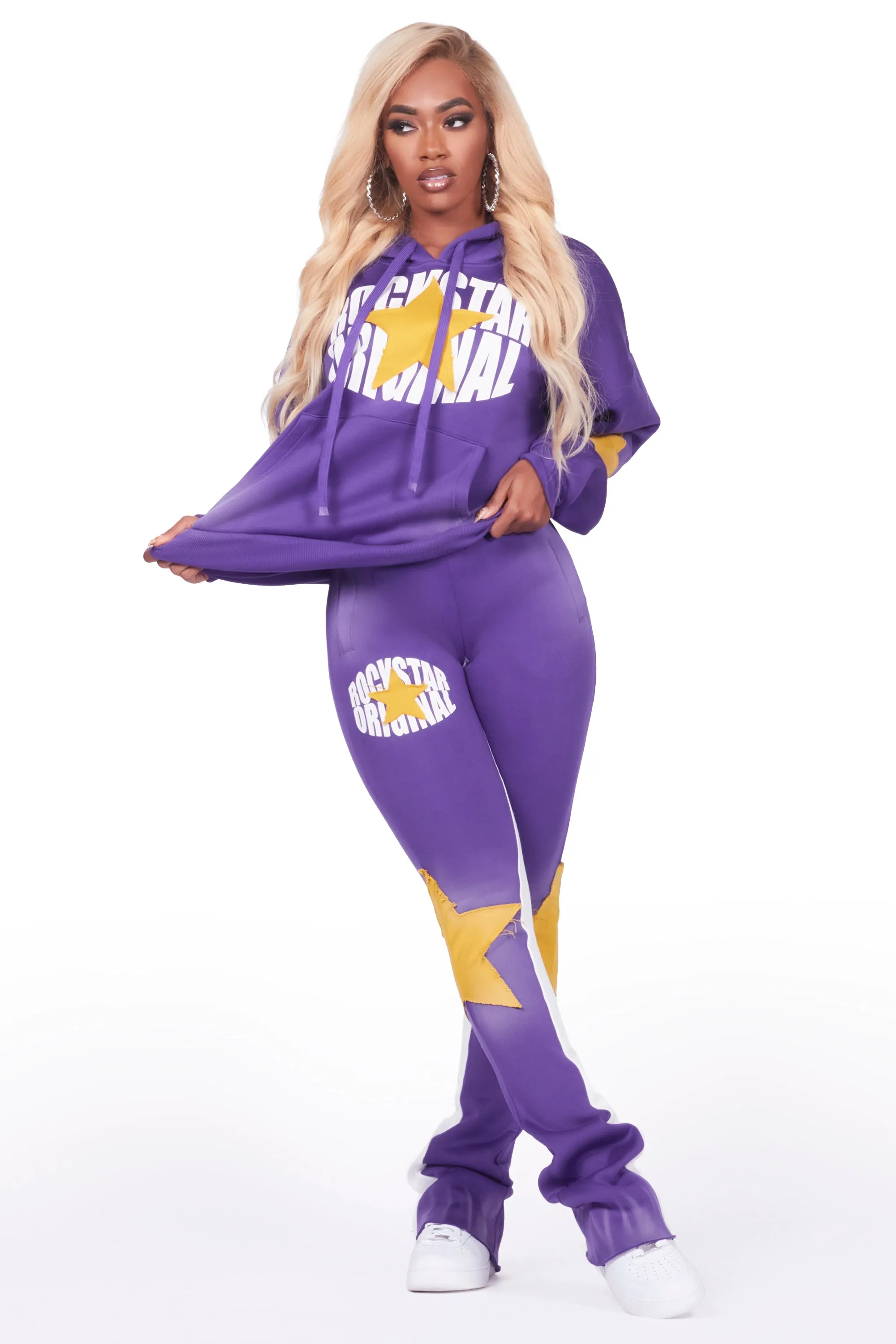 Kaliyah Purple Super Stacked Trackset sold by Rockstar Original product image thumbnail 3