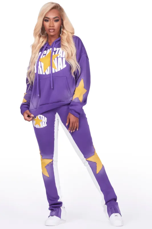 Kaliyah Purple Super Stacked Trackset sold by Rockstar Original