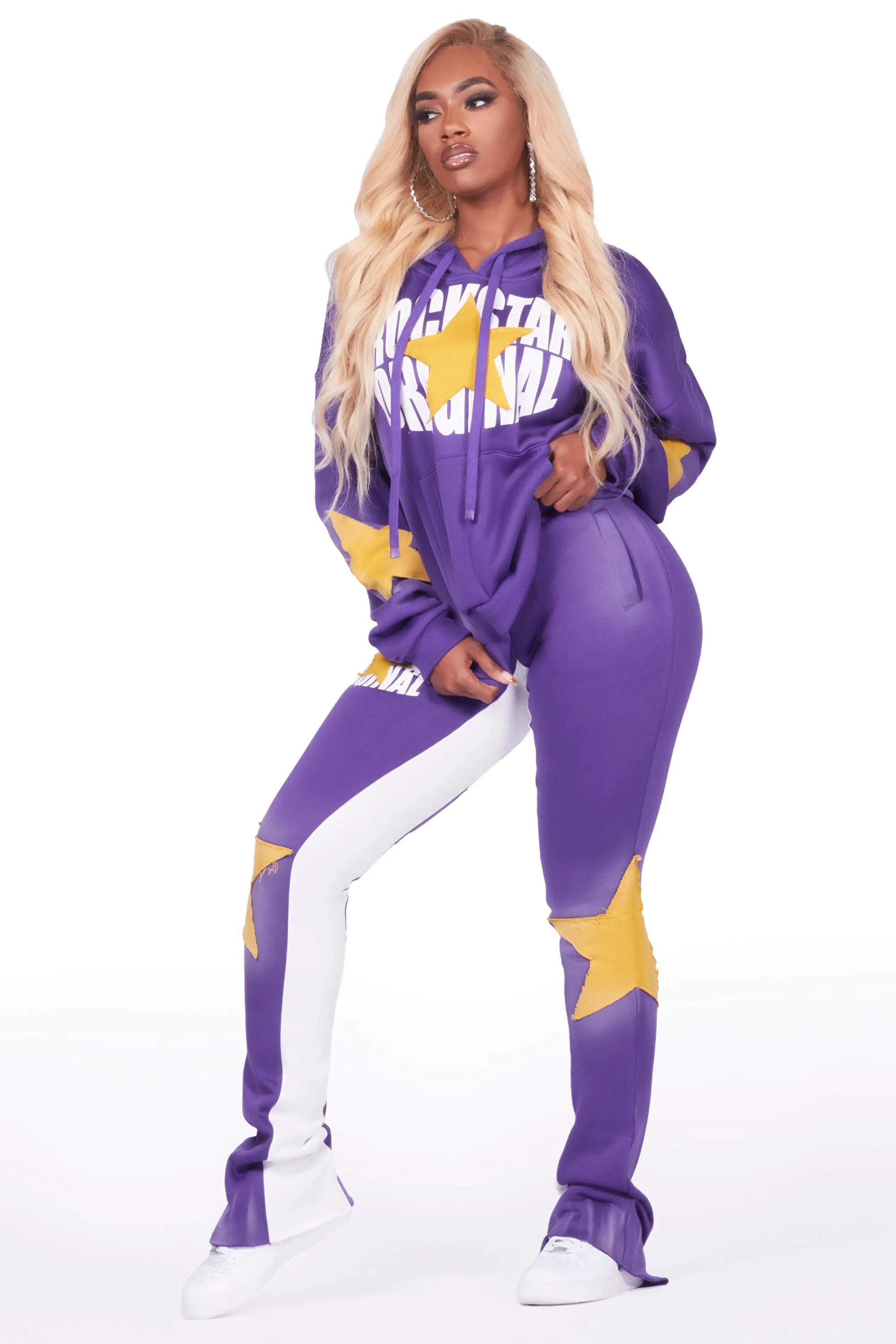 Kaliyah Purple Super Stacked Trackset sold by Rockstar Original product image thumbnail 4