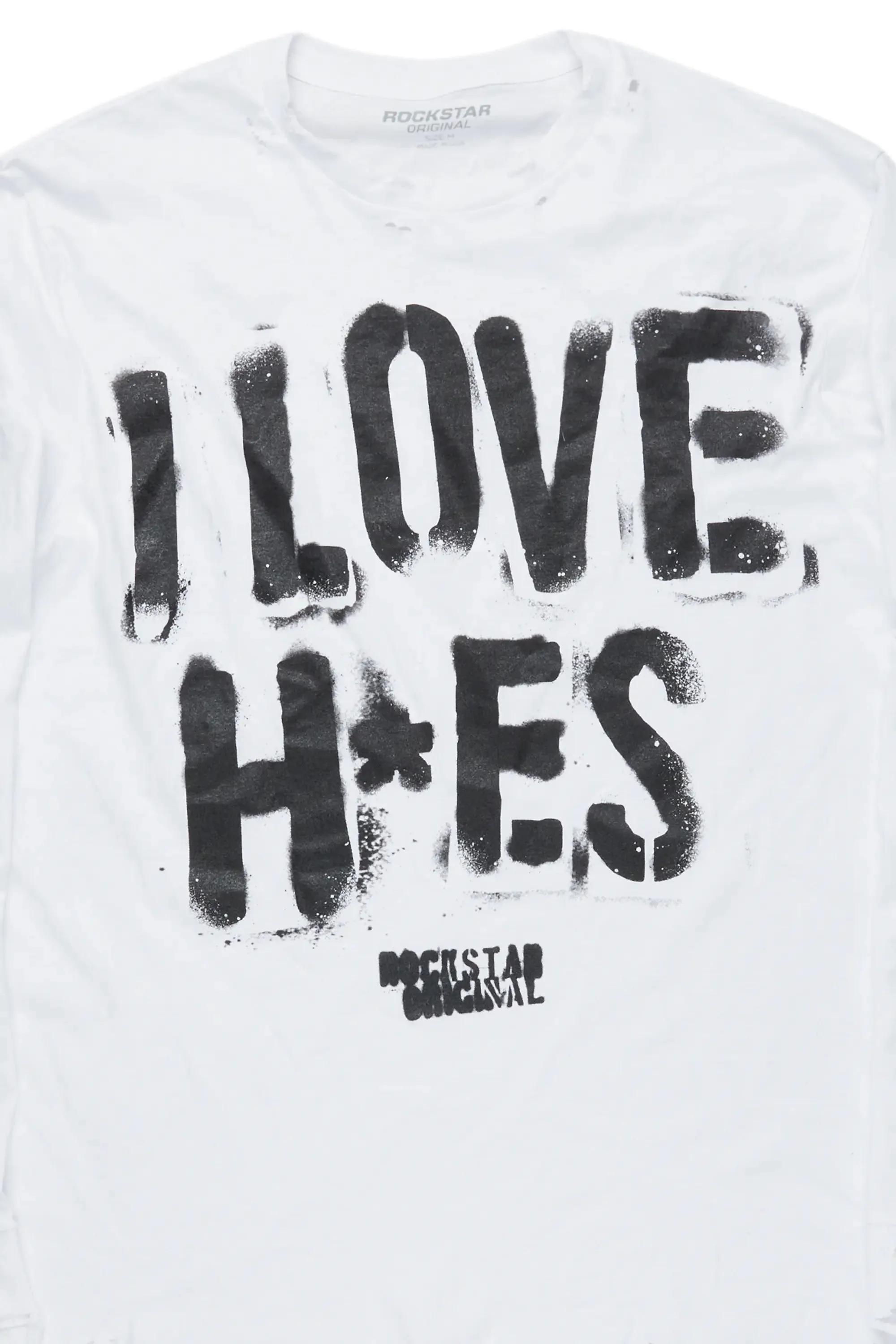 Banyan White Long Sleeve Graphic T-Shirt sold by Rockstar Original product image thumbnail 2