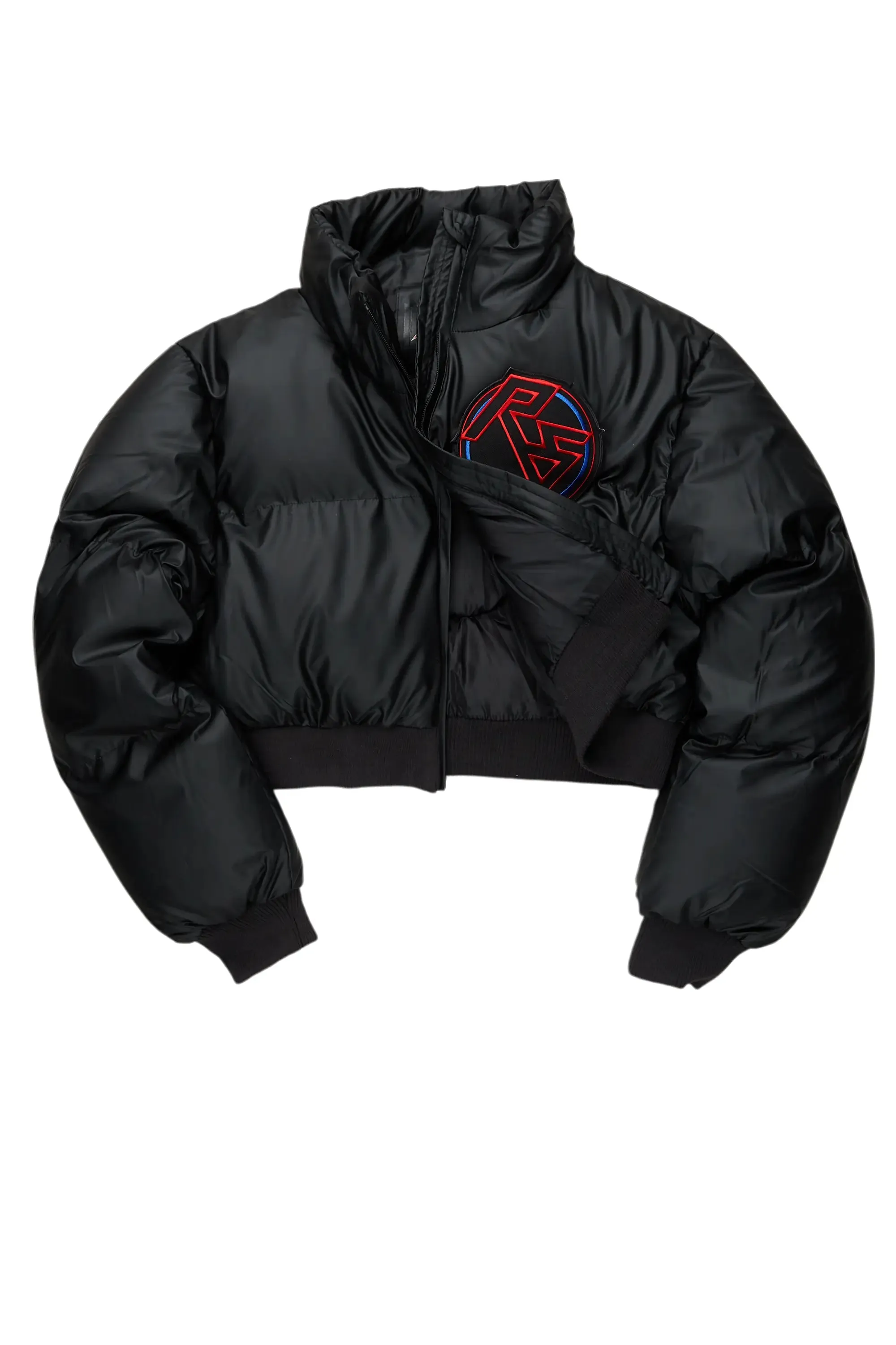 Genese Black Puffer Jacket sold by Rockstar Original product image thumbnail 2