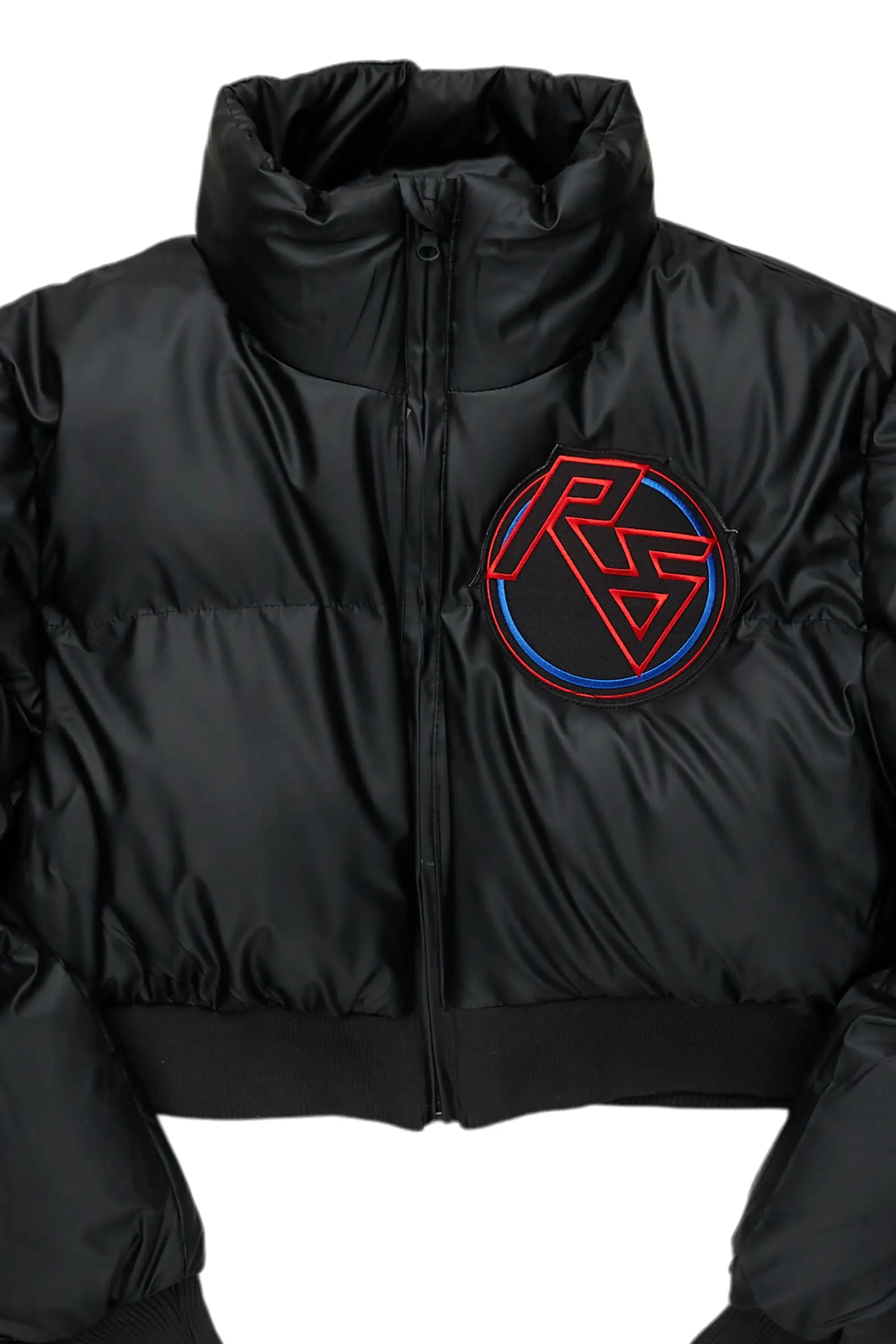 Genese Black Puffer Jacket sold by Rockstar Original product image thumbnail 3