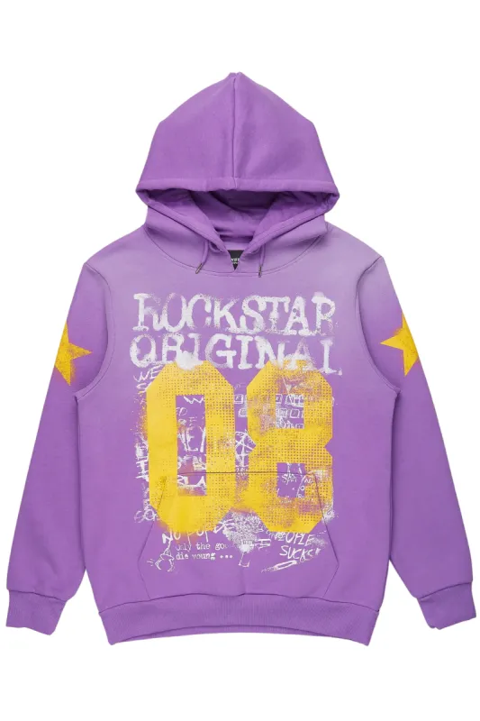 Aaliyah Purple Oversized Hoodie sold by Rockstar Original