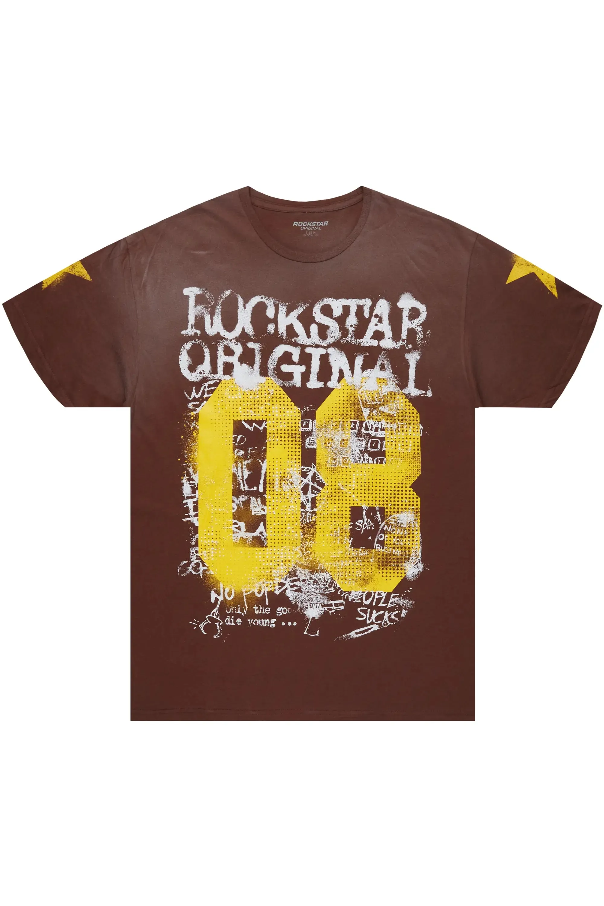 Aaliyah Brown Oversized T-Shirt sold by Rockstar Original